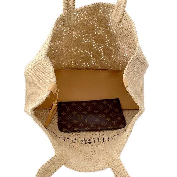 Louis Vuitton Summer Shopper Tote Bag Raffia - Picture 6 of 16